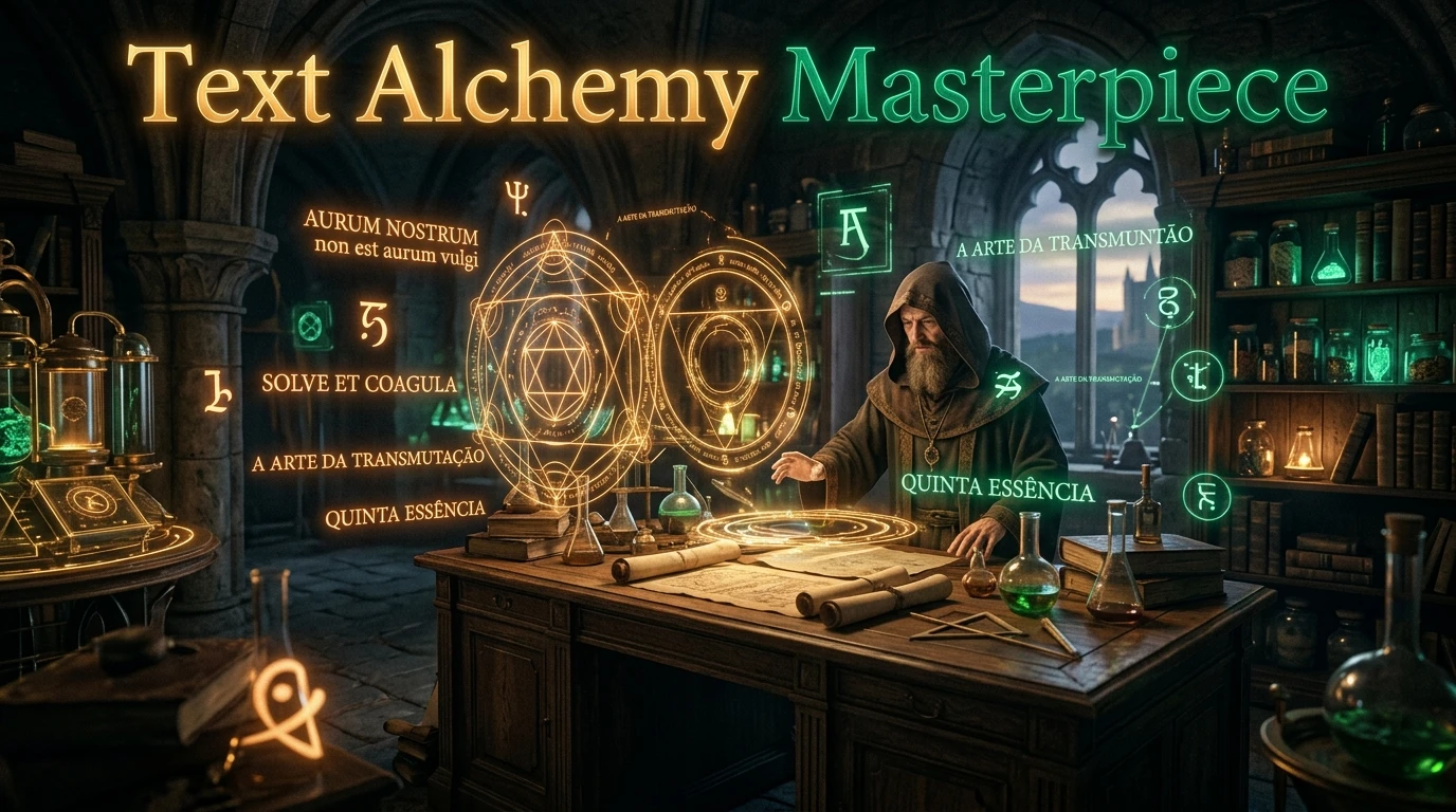 Text Alchemy Masterpiece